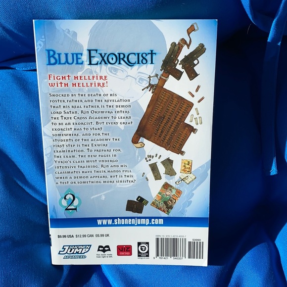 Anime Comic Blue Exorcist Volume 2 By Kazue Kato Funimation ExcellentCondition - Picture 2 of 11